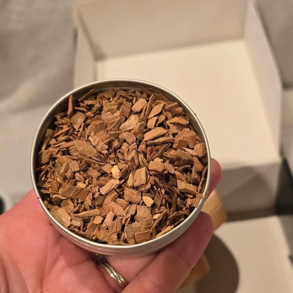 Q-TREE Cocktail Smoker Kit with 4 Wood Chip Flavors Apple Cherry Oak Pecan Wood